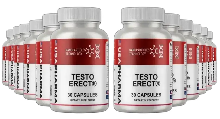 TestoErect 6-bottle package